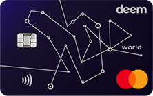 Deem Mastercard World Miles Up Credit Card | Deem Credit Cards