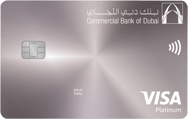 CBD Visa Platinum Card | Commercial Bank of Dubai (CBD) Credit Cards