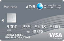 ADIB Business Platinum Covered Card | Abu Dhabi Islamic Bank (ADIB) Credit Cards